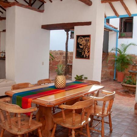 La Juanita Hostel Barichara Exteriér fotografie
