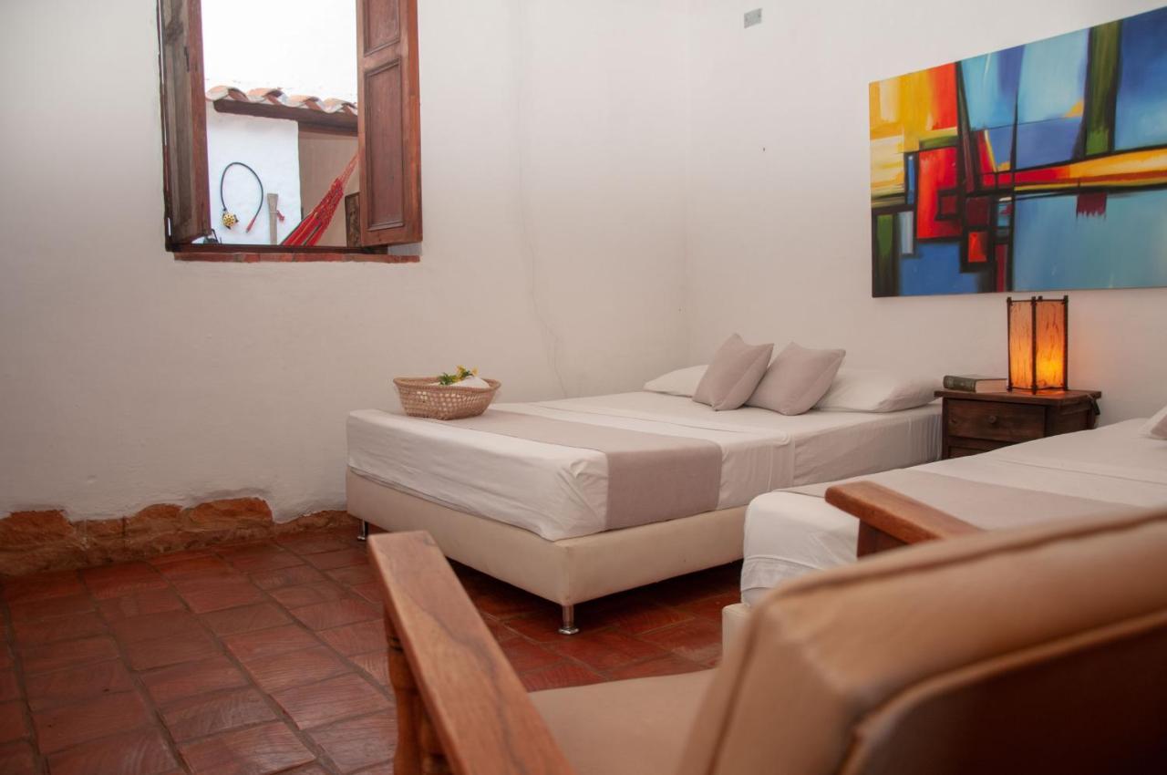 La Juanita Hostel Barichara Exteriér fotografie