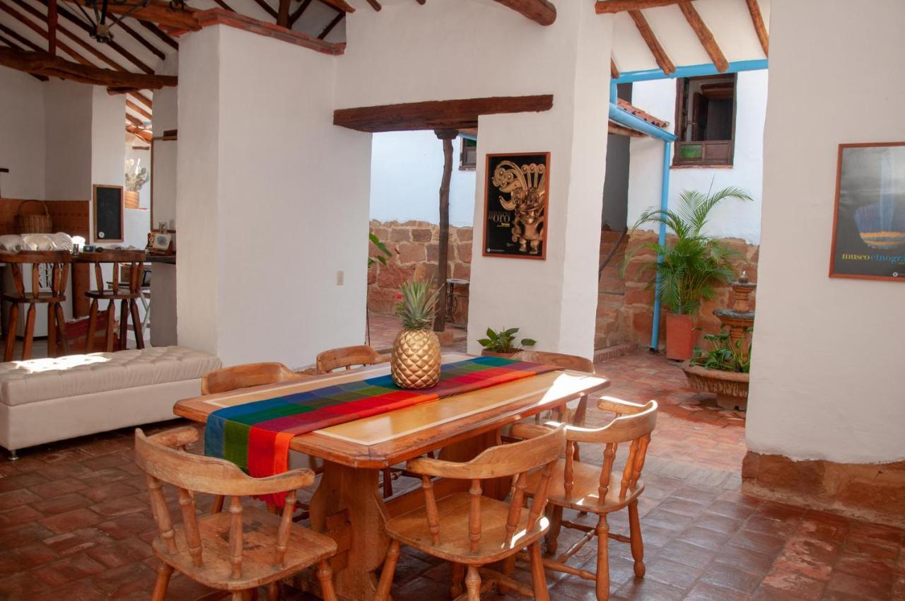 La Juanita Hostel Barichara Exteriér fotografie