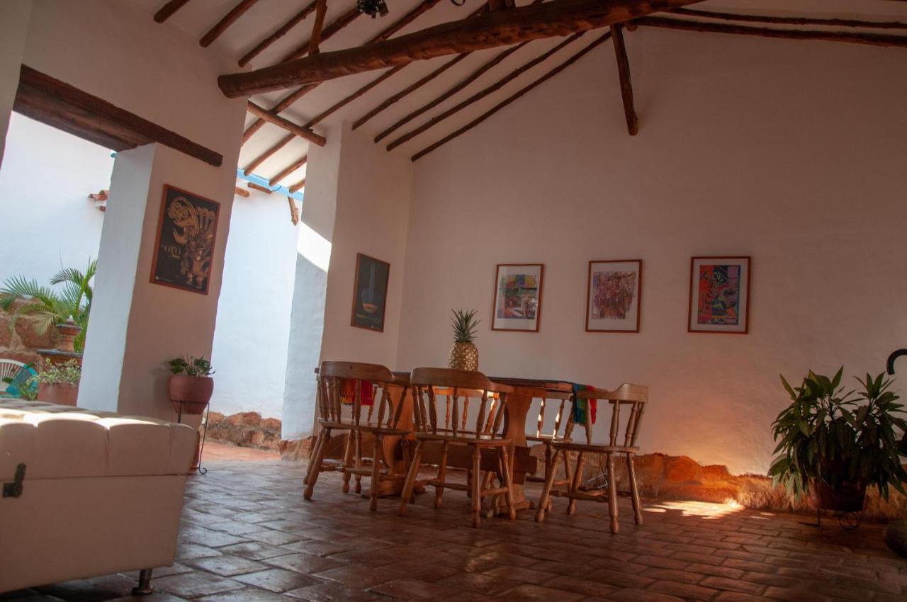 La Juanita Hostel Barichara Exteriér fotografie