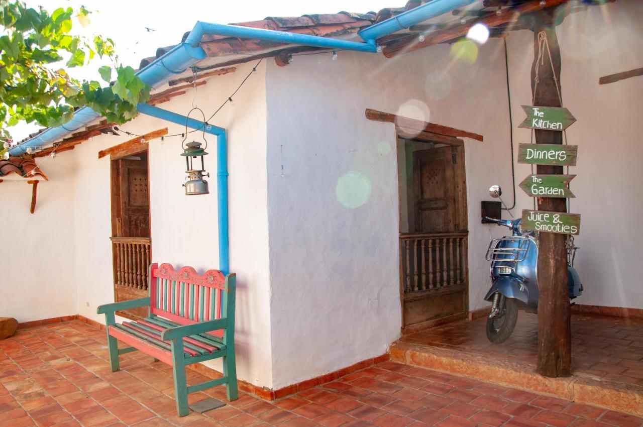 La Juanita Hostel Barichara Exteriér fotografie