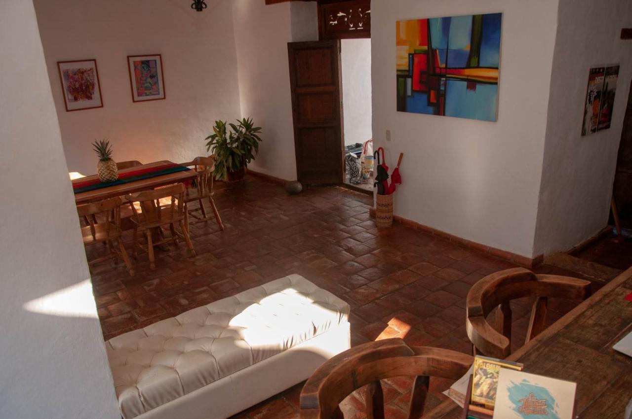 La Juanita Hostel Barichara Exteriér fotografie