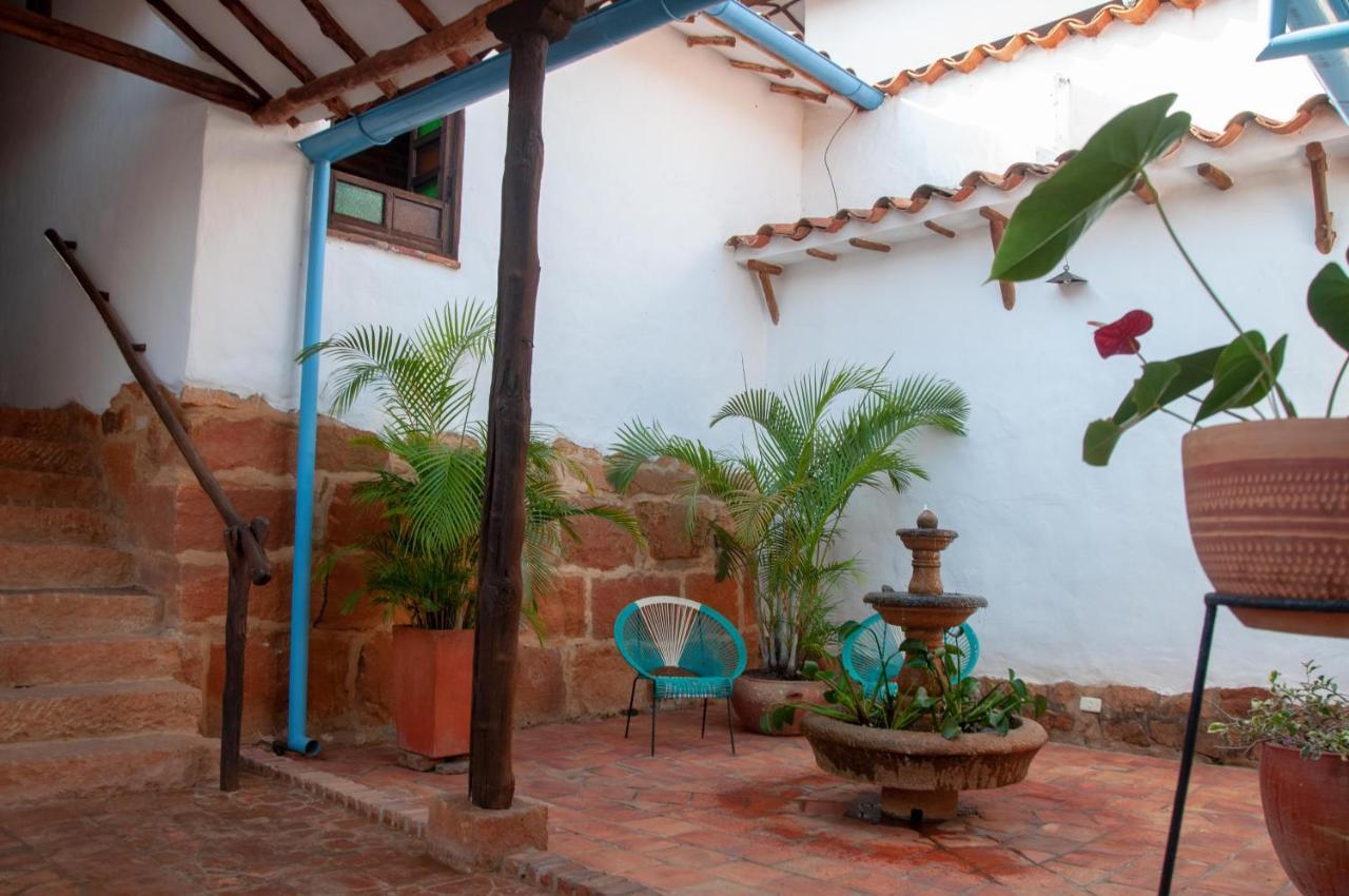 La Juanita Hostel Barichara Exteriér fotografie