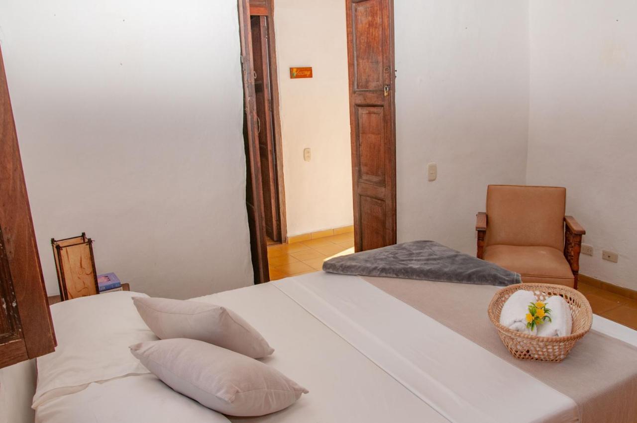 La Juanita Hostel Barichara Exteriér fotografie