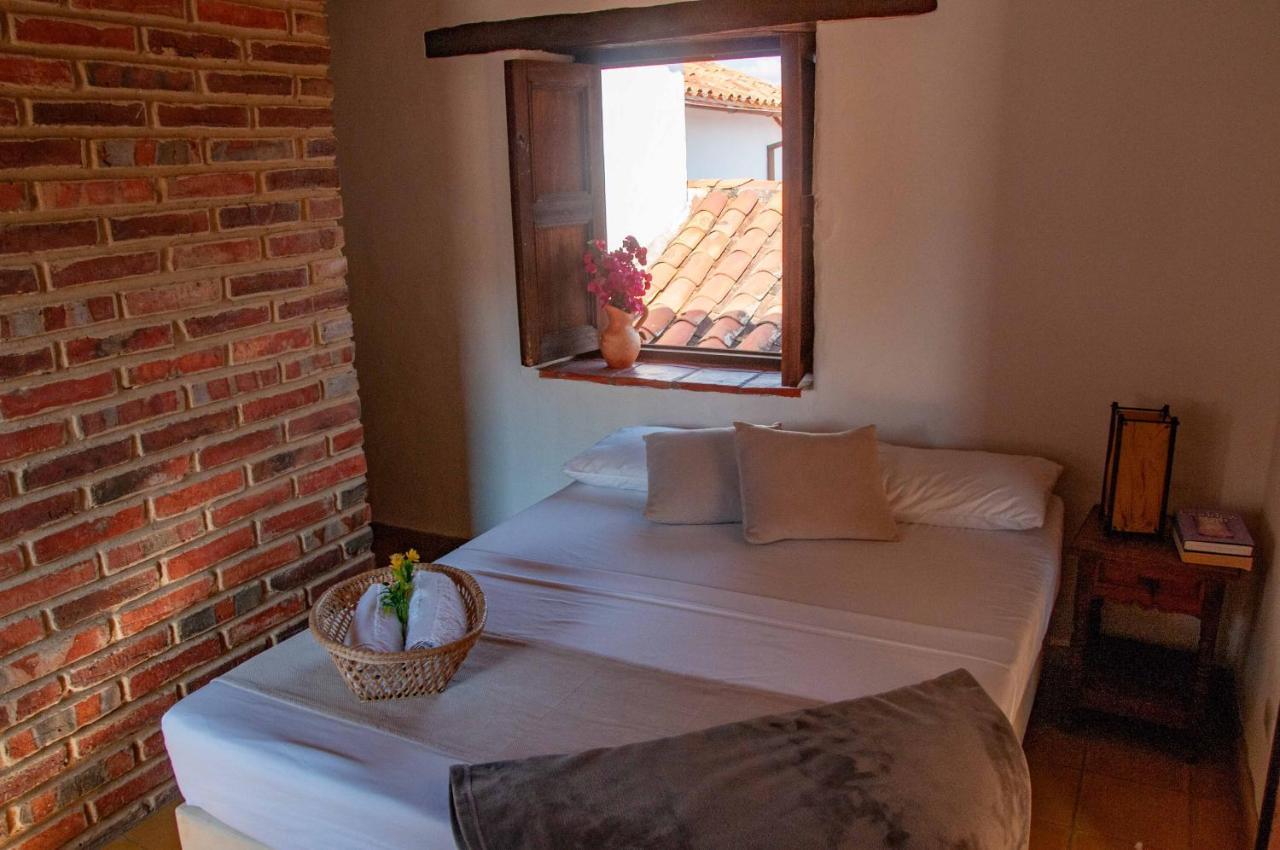 La Juanita Hostel Barichara Exteriér fotografie