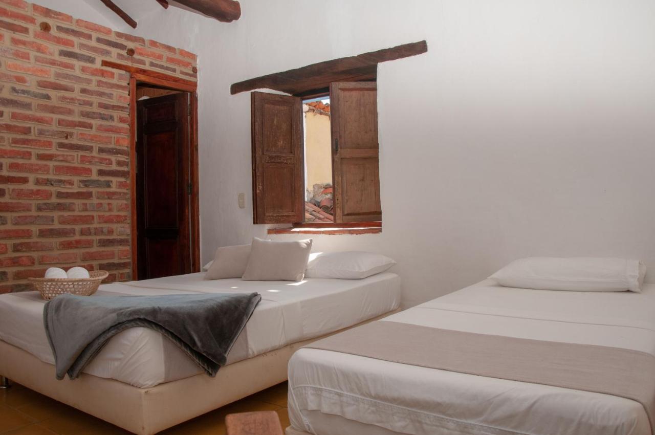 La Juanita Hostel Barichara Exteriér fotografie