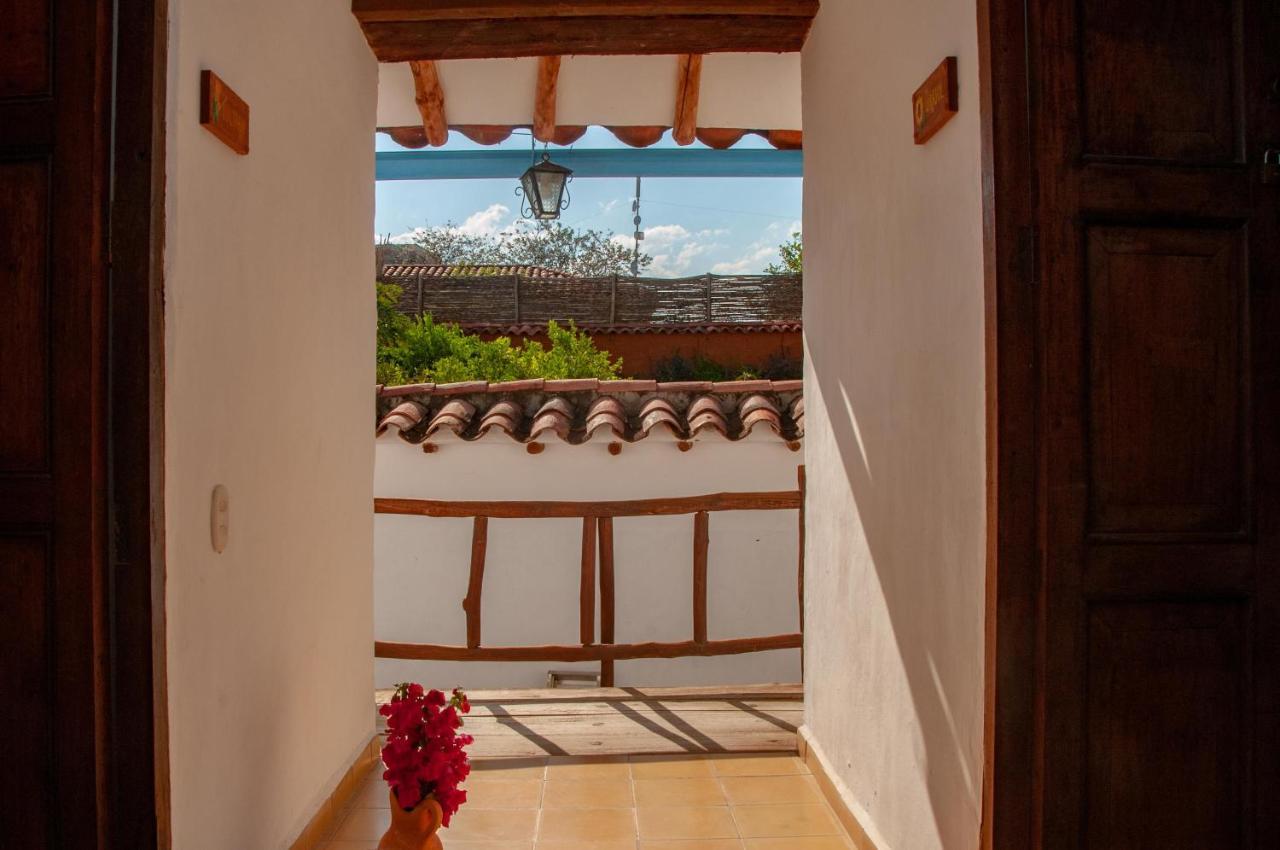 La Juanita Hostel Barichara Exteriér fotografie