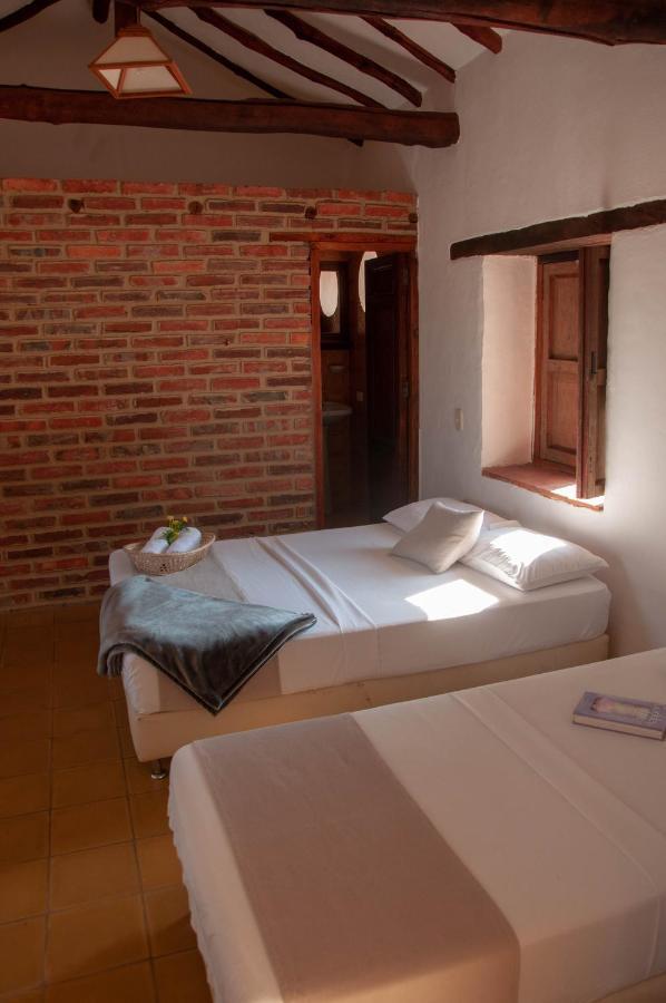 La Juanita Hostel Barichara Exteriér fotografie