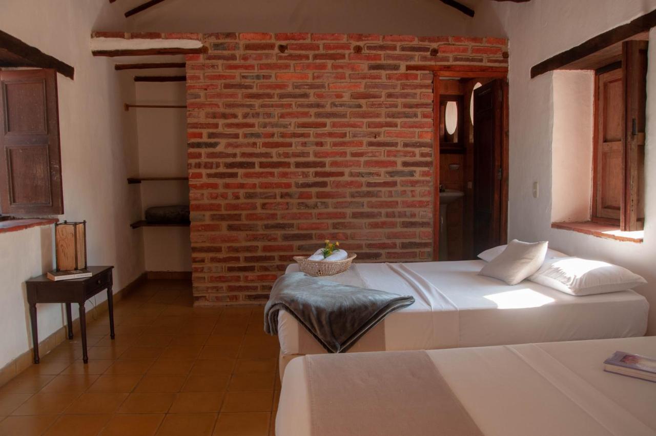 La Juanita Hostel Barichara Exteriér fotografie
