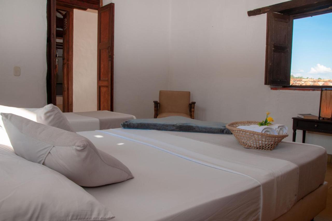 La Juanita Hostel Barichara Exteriér fotografie