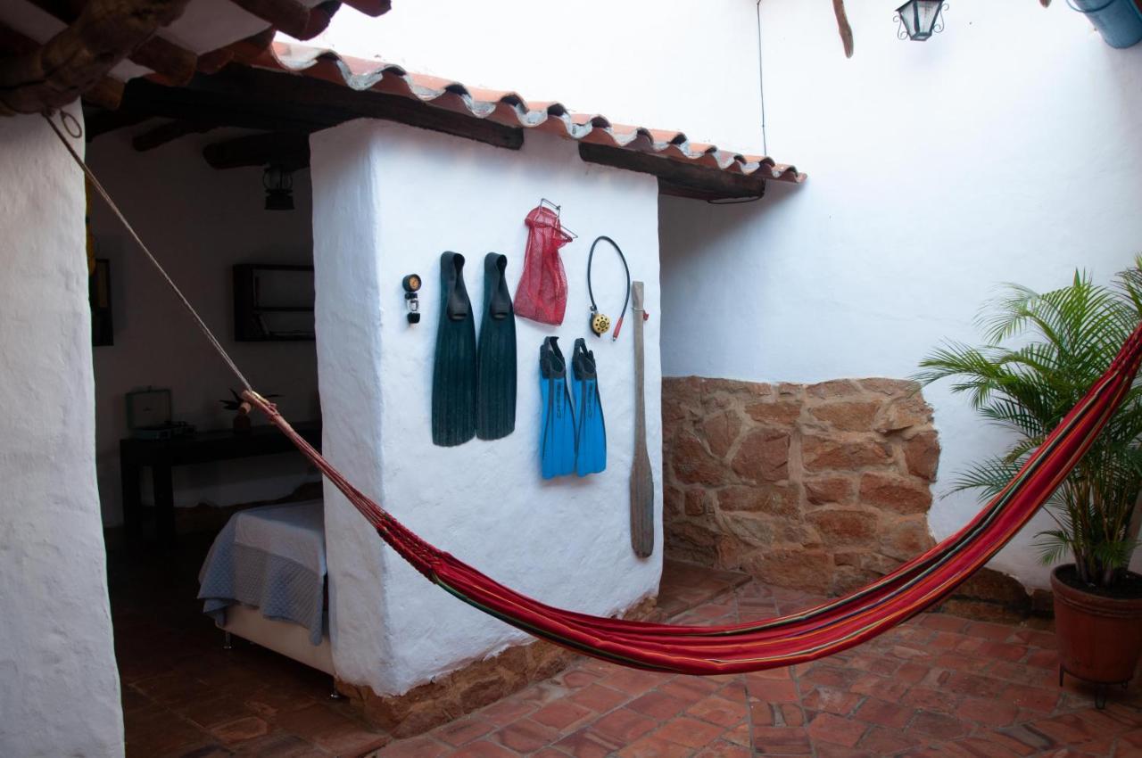 La Juanita Hostel Barichara Exteriér fotografie