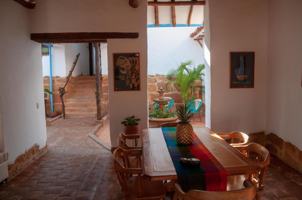 La Juanita Hostel Barichara Exteriér fotografie